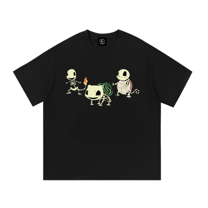 Poke-Bones Essential Cotton T-Shirt