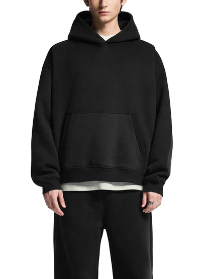 Poke-Bones Oversized Boxy Fit Fleece Hoodie