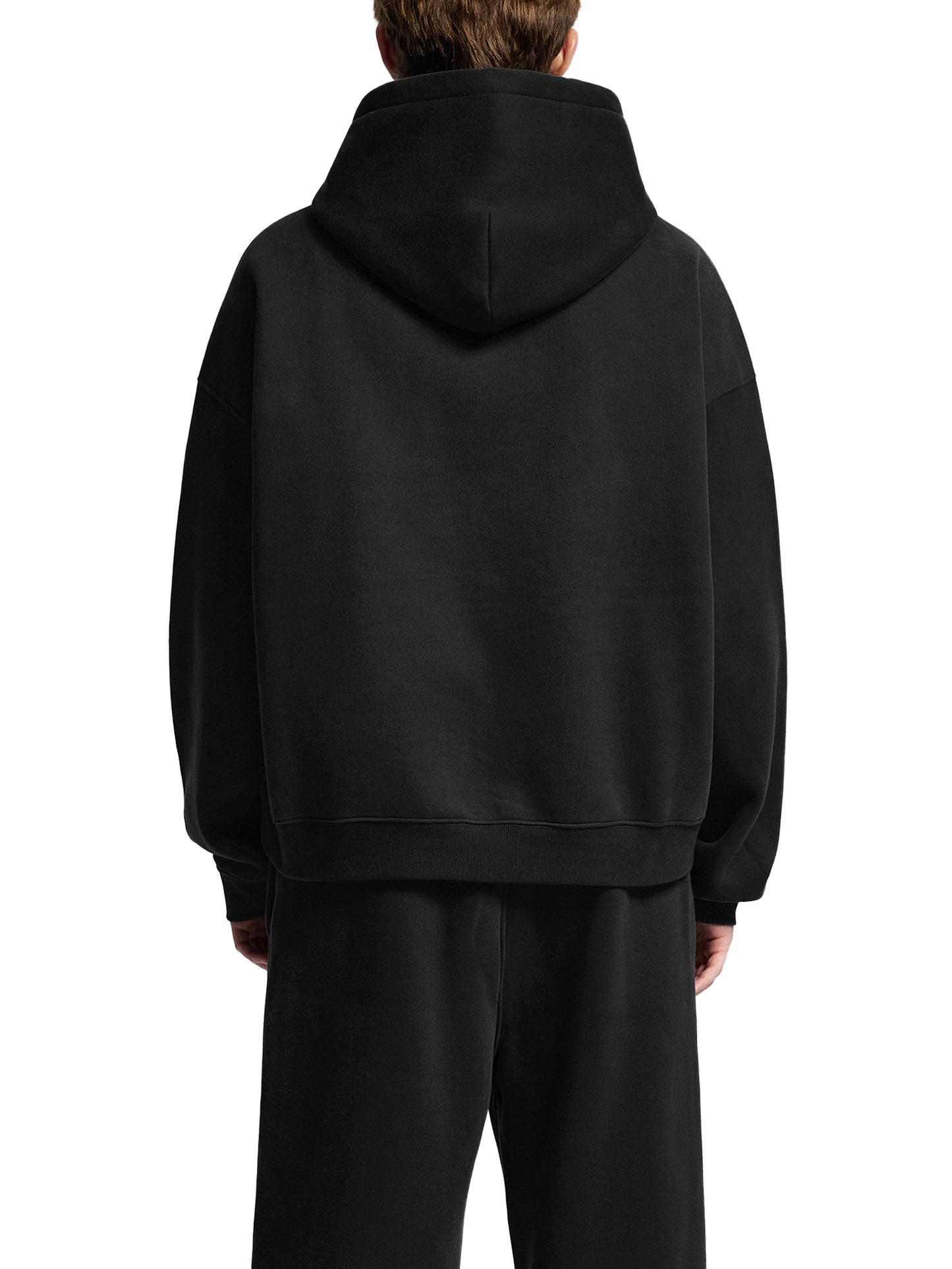 Poke-Bones Oversized Boxy Fit Fleece Hoodie